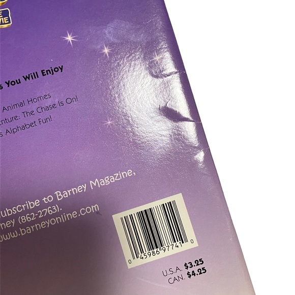 Barney's Great Adventure Paperback Book RARE - Picture 7 of 11